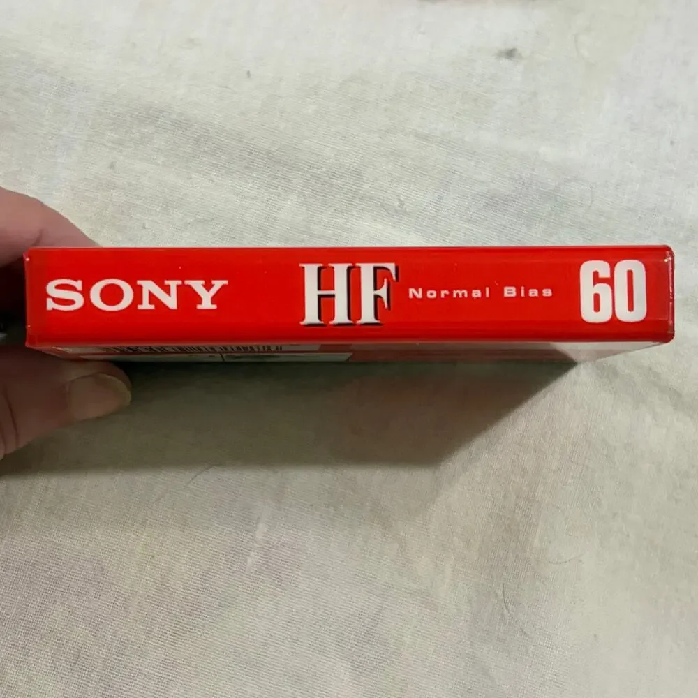Vtg NOS Sony HF 60 Minute Blank Audio Cassette Tape C-60HFC 4 pack